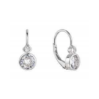 Evolution Group Magnifiques boucles d'oreilles pour fille avec zircons 11479.1 Cristallo 