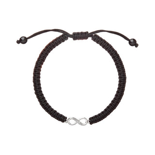 Evolution Group Kabbalah 13002.3 Bracciale Nero Infinito — Bracciale