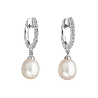 Evolution Group Pendientes de Plata y Perlas Pavona 21002.1 