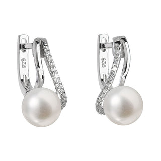 Evolution Group Pavon 21024.1 — Orecchini in Argento con Perle