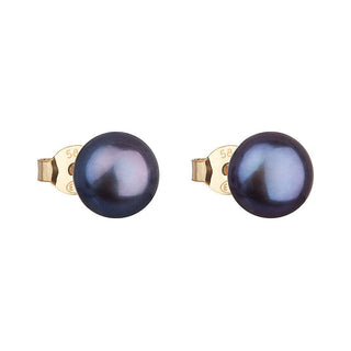 Evolution Group Pendientes chapados en oro con perlas auténticas Pavona 921042.3 Pavone 