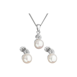 Evolution Group Perla Engastada con Zircones Pavon 29001.1 Blanco 