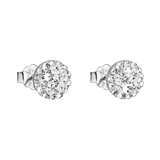 Evolution Group Pendientes con cristales transparentes 31136.1 