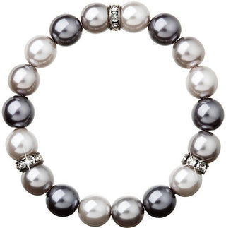 Evolution Group 33061.3 Pulsera de perlas grises 