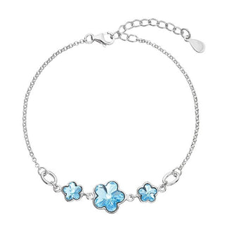 Evolution Group Bracciale in Argento con Cristalli Swarovski Blue 33112.3 — Bracciale
