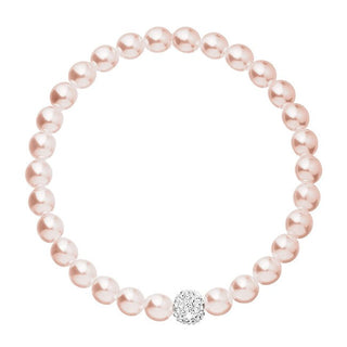 Evolution Group Bracciale Romantico Perline Cristalli Preciosa — Bracciale
