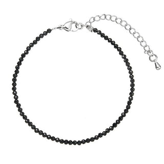 Evolution Group Bracciale Di Perline Con Spinello Nero 43055.3 Spinello Nero — Bracciale