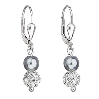 Evolution Group Preciosos pendientes de plata con cristales Preciosa 31244.3 