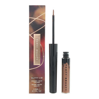 Fenty Beauty Glitty Lid Liquid Eyeliner (Delineador de ojos líquido brillante) 3,3 Ml - Tono: Boozy Bronze 