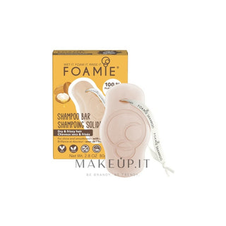 Foamie Kiss Me Argan 80 g — Shampoo Solido Capelli Secchi e Ricci