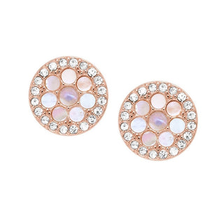 Fossil Orecchini Acciaio Oro Rosa Jf02906791 — Orecchini