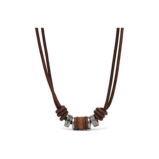 Fossil Collana Pelle Uomo Jf00899797 — Collana