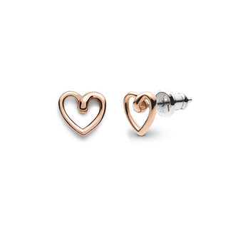 Fossil Sawyer Orecchini Cuore Oro Jof00609791 — Orecchini