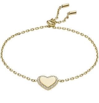 Fossil Bracciale Oro Cuore Zirconi JOF00932710 — Bracciale