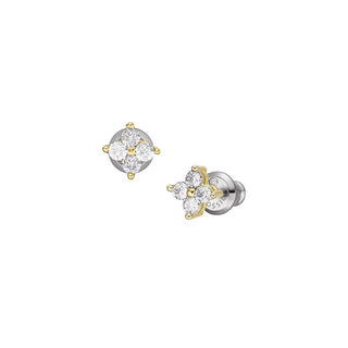 Fossil Orecchini Oro Semi Nocciolo Jof00997710 — Orecchini