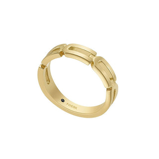 Fossil Anello Placcato Oro Heritage Jf04694710 49 Mm — Anello