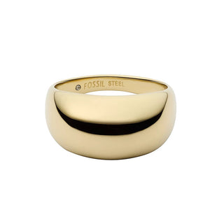 Fossil Anello Ellis Jf04746710 Placcato Oro Circuito 52 mm — Anello