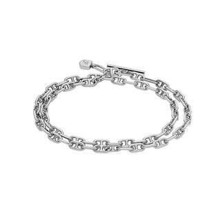 Fossil Bracciale Heritage Double Steel Ja7245040 — Bracciale