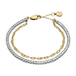 Fossil Heritage D-Link Bracciale Bicolore Ja7281998 — Bracciale