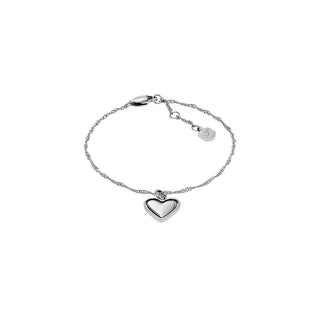 Fossil Bracciale Acciaio Cuore Jf04837040 — Bracciale