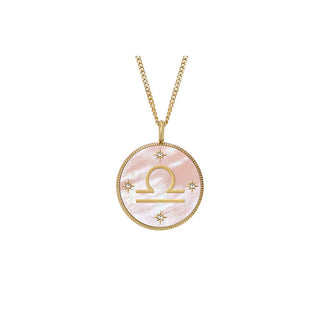Fossil Collana Bilancia Placcata Oro Scritta Nelle Stelle Jf04844710 — Collana