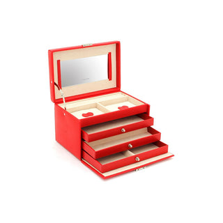 Friedrich Lederwaren Portagioie Rosso/Beige Jolie 23256-40 — Portagioie