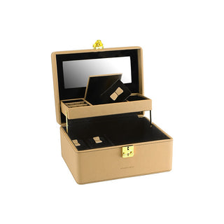 Friedrich Lederwaren Ascot 20124-8 Beige/Nero — Portagioie