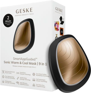 Geske Dispositivo Sonico per Applicazione Maschera 9 in 1 Grigio — Dispositivo per il viso
