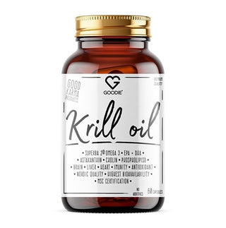 Goodie Olio di Krill Omega-3 e Astaxantina 60 Capsule — Integratore