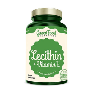 Greenfood Lecitina + Vitamina E 90 Cápsulas 