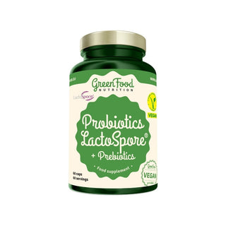 Greenfood Probiotici Lactospore + Prebiotici 60 capsule — Integratore