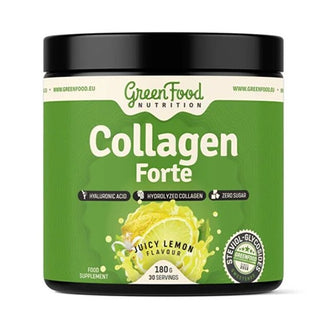 Greenfood Collagen Forte Limone Succoso 180 g — Integratore di Collagene