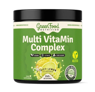 Greenfood Complesso Multivitaminico Limone Succoso 240 g — Integratore