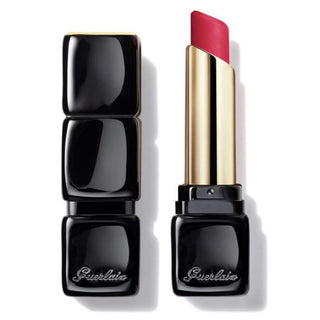 Guerlain Kisskiss Tender Matte 666 Lucky Pink 2,8 g — Rossetto Opaco