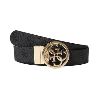 Guess Cinturón reversible para mujer - Longitud del cinturón: 85 Cm negra 