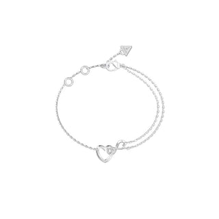 Guess Bracciale Con Cuore Infinito Iconique Jubb05531Jwrh Lunghezza 18,4 Cm — Bracciale