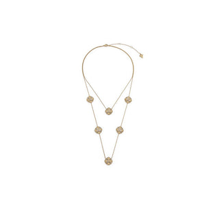 Guess Luxurious Double Gold-Plated Necklace Wild Flower Jubn05500Jwygt/U 