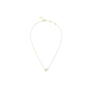 Guess Gold Plated Necklace Heart And Infinity Iconique Jubn05530Jwygt/U 