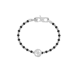 Guess Bracciale Moderno In Acciaio Con Onice Jumb03037Jwstbk Taglia S 20 Cm — Bracciale