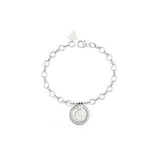 Guess Bracciale In Acciaio Moda Per Donna Knot You Jubb04059Jwrh Lunghezza 19 Cm — Bracciale