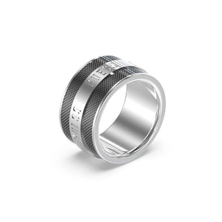 Guess Fashion Steel Ring Legacy Jumr03209Jwstbk - Size: 62 Mm 
