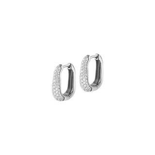 Guess Orecchini in Argento con Cristalli Nuances JSBE04502JWRHT/U — Orecchini