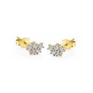Guess Orecchini Oro Zirconi Cubici Jardin — Orecchini