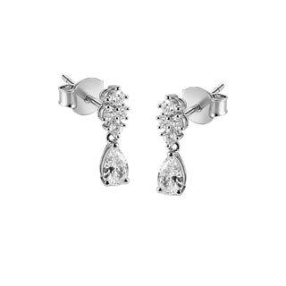 Guess Orecchini Argento Scintillante Jardin — Orecchini