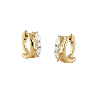 Guess Orecchini Oro Zirconi Cubici Nuances — Orecchini