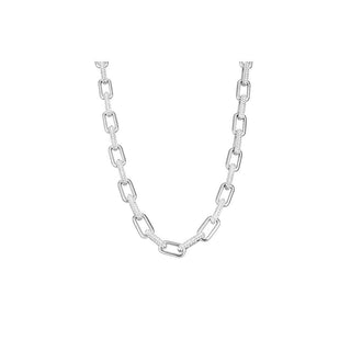 Guess Collar distintivo de plata con circonitas cúbicas Nuances Jsbn04589Jwrht/U - Longitud: 44,5 Cm 