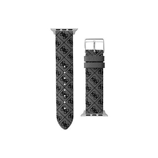 Guess Correa de piel para Apple Watch (38 - 41 Mm) - Gris Quattro G Cs2001S2 