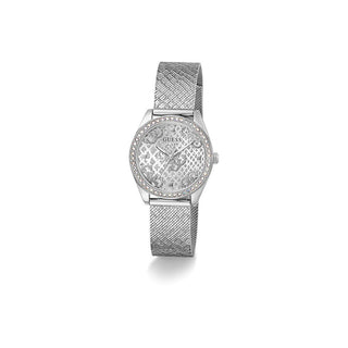 Guess Ladies Silver Tone Analog Watch Gw0748L1 — Orologio
