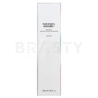 Haruharu Wonder Gel limpiador suave de arroz negro con Triple Aha (Gel limpiador suave) 100 Ml 