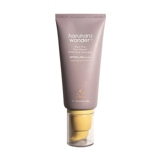 Haruharu Wonder Crema solar mineral Spf 50+ Black Rice Pure Mineral (Crema solar diaria anti-edad) 50 Ml 